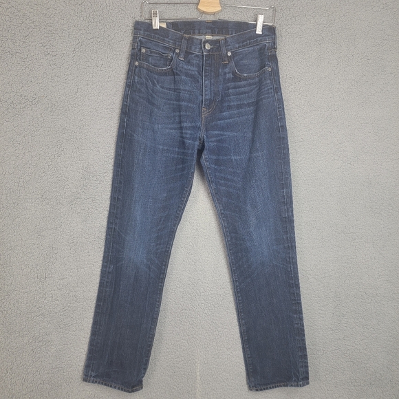J.Crew Mercantile Men's Straight Fit Jean - Stretch Denim, Zip Fly, Classic 5-Pocket Style - View #2